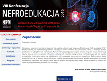 Tablet Screenshot of nefro.viamedica.pl
