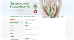 Desktop Screenshot of ginekologia.viamedica.pl