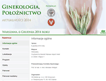 Tablet Screenshot of ginekologia.viamedica.pl