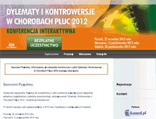 Tablet Screenshot of cykl-pneumonologia.viamedica.pl