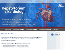 Tablet Screenshot of kardio2012.viamedica.pl