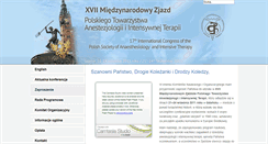 Desktop Screenshot of anestezjologia.viamedica.pl