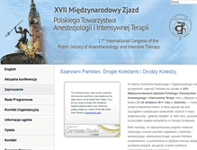 Tablet Screenshot of anestezjologia.viamedica.pl